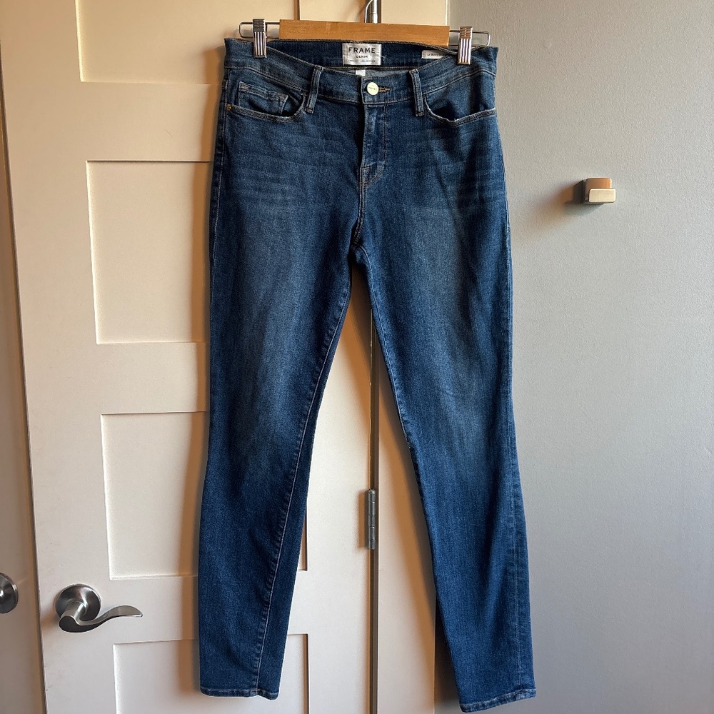 Frame 29 Le Skinny de Jeanne denim blue jeans